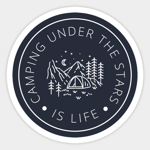 Camping is life Sticker by EventHorizonX